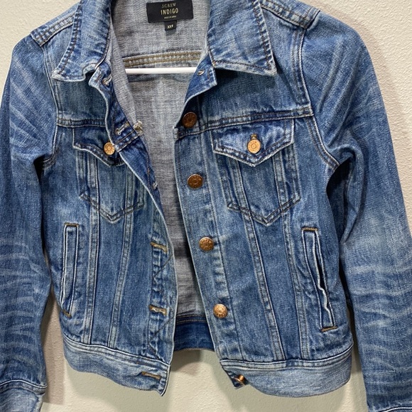 J crew Indigo classic denim jacket - Picture 3 of 8